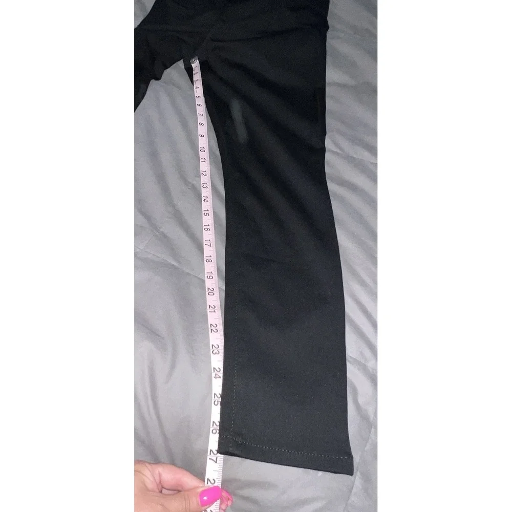 Calvin Klein Black Heidi Pull On Skinny‎ Pants Women Size Small Ponte Knit New